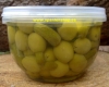 Oliven, klein,  gefüllt mit kl. Gurken 1000 gr