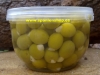 Oliven, klein,  gefüllt mit Knoblauch 1000 gr