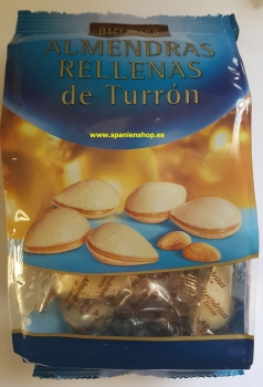 Gebäckstücke gefüllt mit Turron, 150g