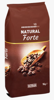 Hacendado natural Forte, ganze Bohnen, 1kg