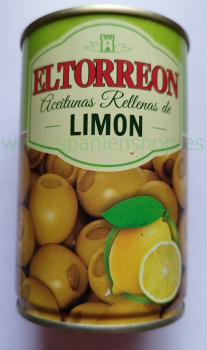 Aceitunas rellenas de limón, 300 gr