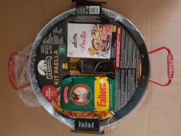 Set Paellapfanne mit Zutaten für 3-4 Portionen