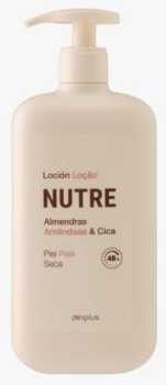 Deliplus almonds and cica Body lotion in dispenser, 600 ml