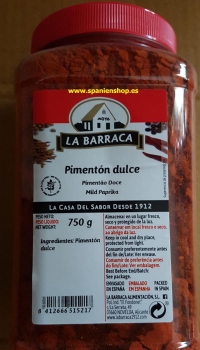 La Barraca mildes Paprika Gewürz 750 gr