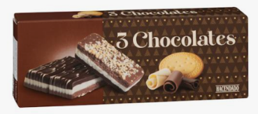Turron mit Praline 3 Schokolade 150 gr.