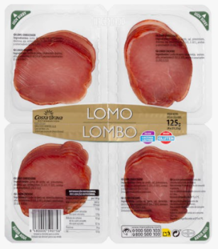 Lomo(geräuchert), geschnitten, 125gr.MD