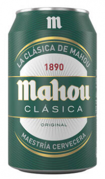 24 x 0,33 l Mahou Clasica, can