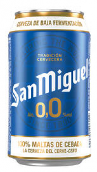 San Miguel 0,0 sin alcohol, lata 0,33 l