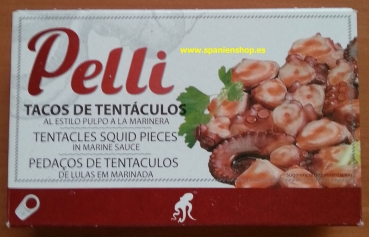 Calamaris (Tentacles) Squid in Marine-sauce Pelli