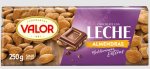 "Valor" Schokolade Leche PURO Almendras 250 g MD