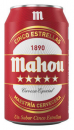 24 x 0,33 l Mahou 5 Stars, can