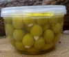 Oliven, klein,  gefüllt mit Mandeln 500 gr