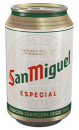 San Miguel especial, lata 0,33 l