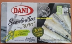 Sardines in Olive-oil, 6-10p. 90g. without gluten